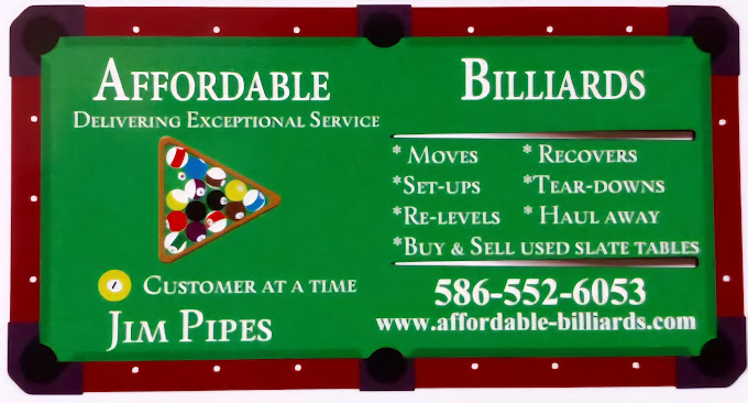 Affordable Billiards card logo